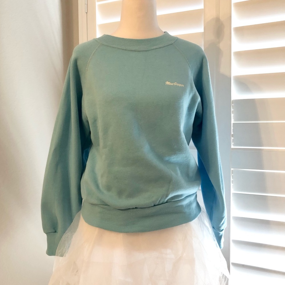Vintage 70’s/80’s MacGregor sweatshirt baby blue M